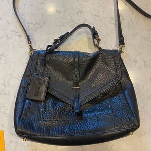 Tory Burch Black Leather 797 Satchel